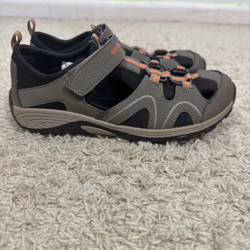Merrell Hydro Teton Outdoor Hiking Rugged Performance Water Shoe Boys 5M Camping